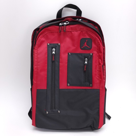 Air Jordan Jumpman Backpack Bag Varsity Red Black 9A1229-344 NEW 2009 - Picture 1 of 6